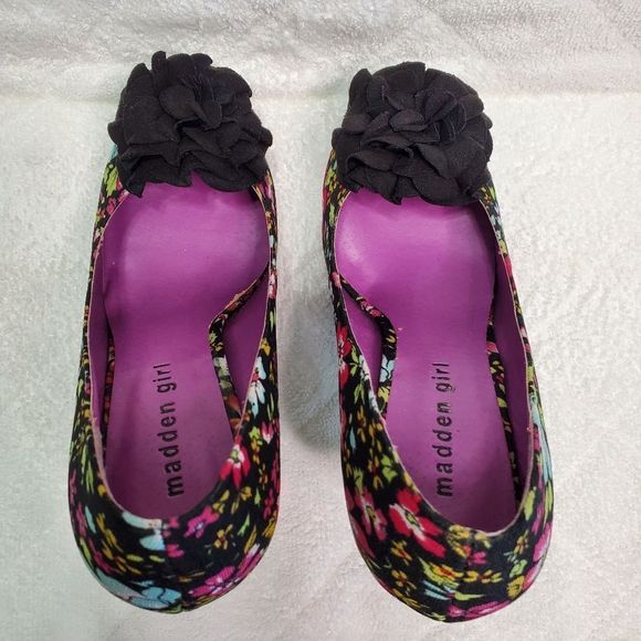 Madden Girl Multi-Color Salza Platform Pump Size 6.5 - Picture 6 of 9
